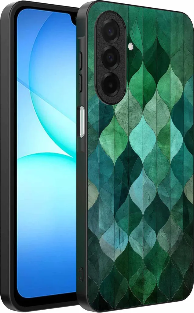 Custodia Samsung Galaxy A17 Verde Leafs | Cover TPU Design Natura