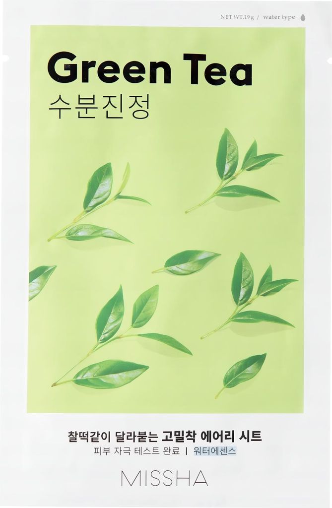 Missha Green Tea Tuchmaske mit Grüntee-Extrakt 19 g Produktbild 
