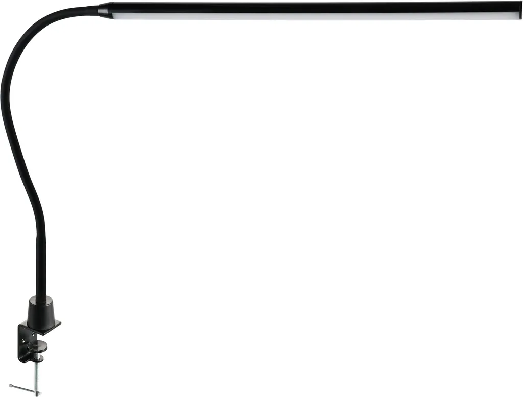 Lampe de Bureau LED 10W ALCO 936-11 avec Fixation Étau Amovible Noir