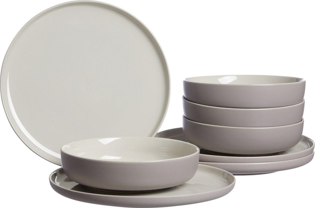 Ritzenhoff & Breker Tafelservice JASPER taupe 8-teilig aus Produktbild 