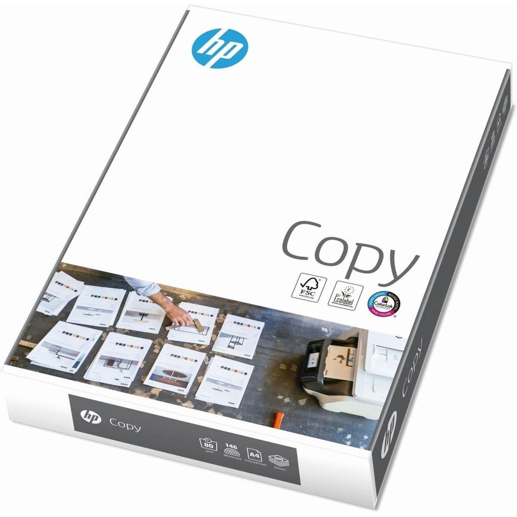 HP Copy Paper 80 gsm, 500 listů/A4/210 x 297 mm, A4 Obrázek produktu 