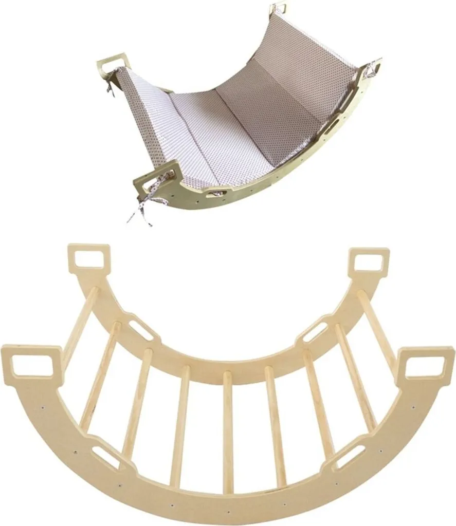 Arco 4 in 1 Chipolino Marrone - Altalena e Scalata in Legno Offerta