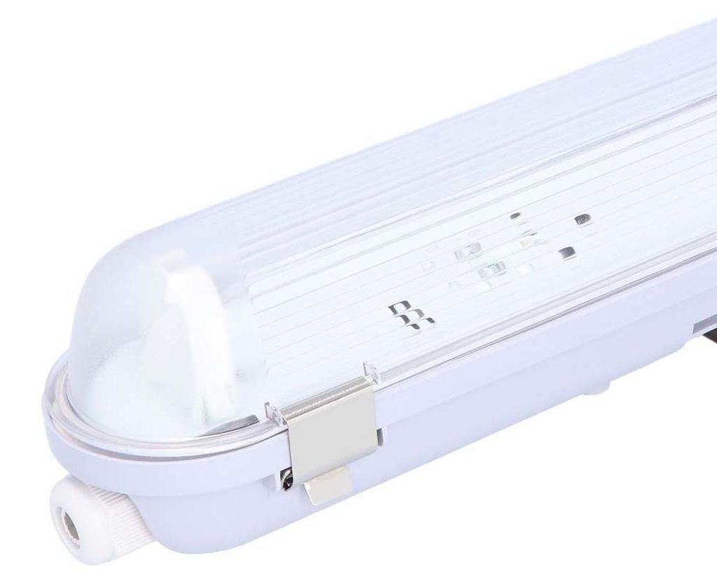 hoftronic LED Feuchtraumleuchte 150cm 1x30W IP65 Grau Produktbild 