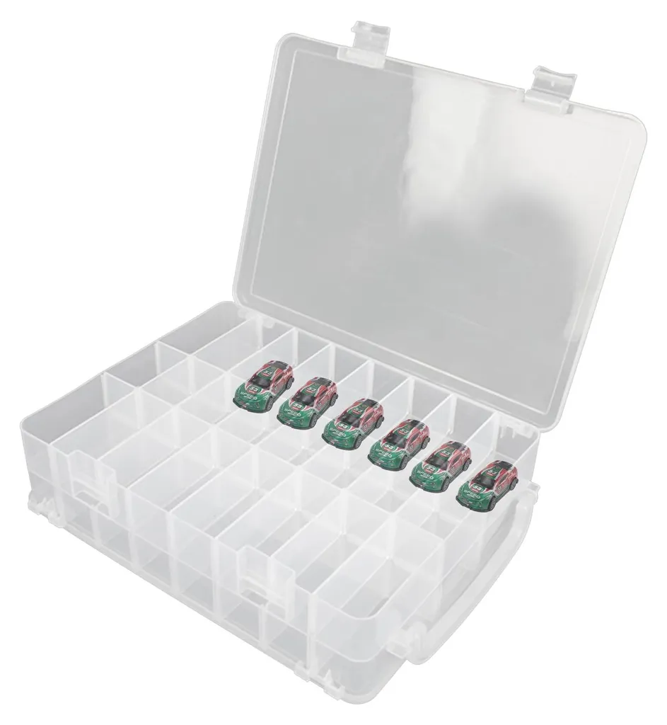 Mallette de rangement 48 cases pour voitures Matchbox et moulées