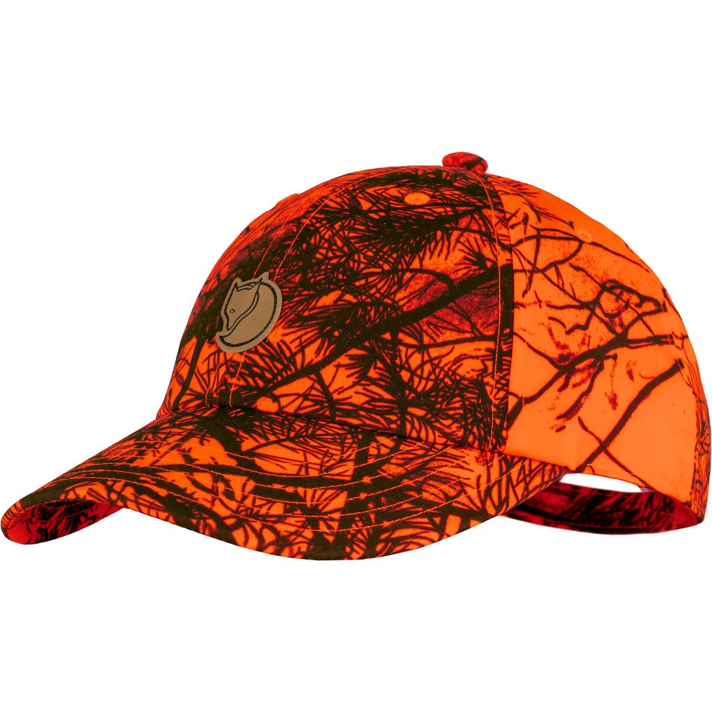 Fjällräven Lappland Camo Cap 77407 orange camo G-1000 Drückjagd Kappe S/M