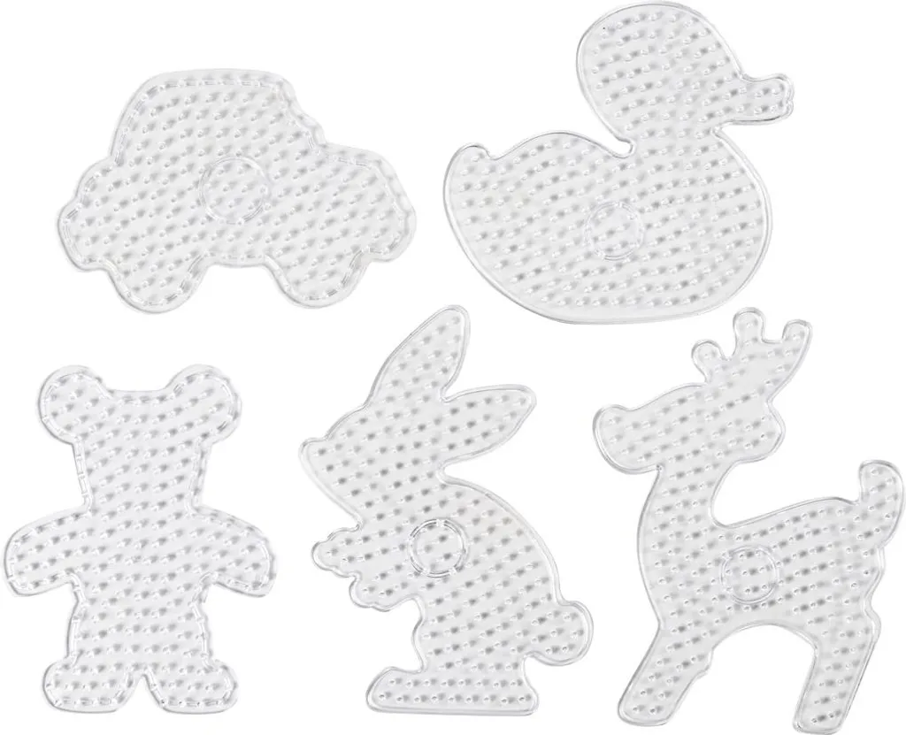 Plaques de montage transparentes 19x24 cm pour grandes perles JUMBO x5