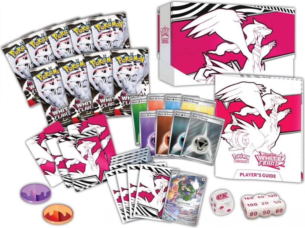 Pokémon Scarlet & Violet White Flare Elite Trainer Box Englisch