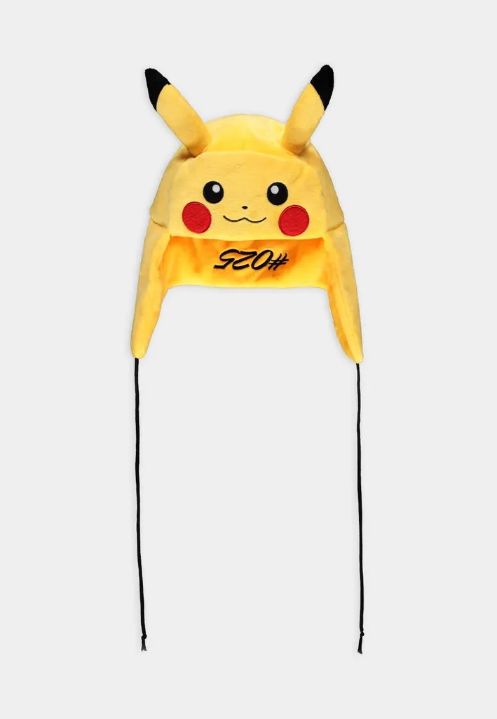 Chapeau de trappeur Pokemon Pikachu femelle 56 cm pour l'hiver