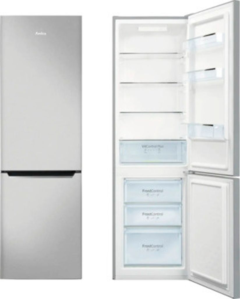 Kühl- und Gefrierkombination Amica KGCL 387 160 E BxHxT 54 x 176 x 55 cm Kühlteil 187 l Gefrierteil 75 l