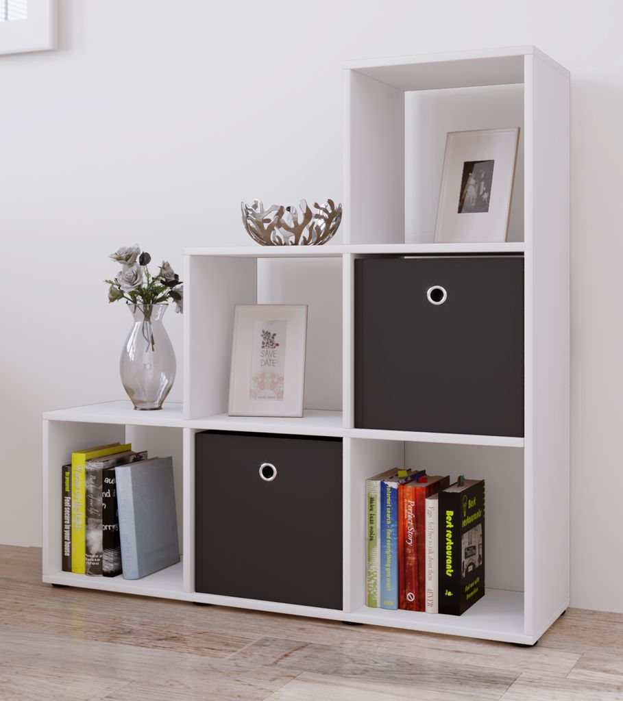 VCM Holzregal stehend | platzsparendes Regal | Maße: H. 105 Produktbild 
