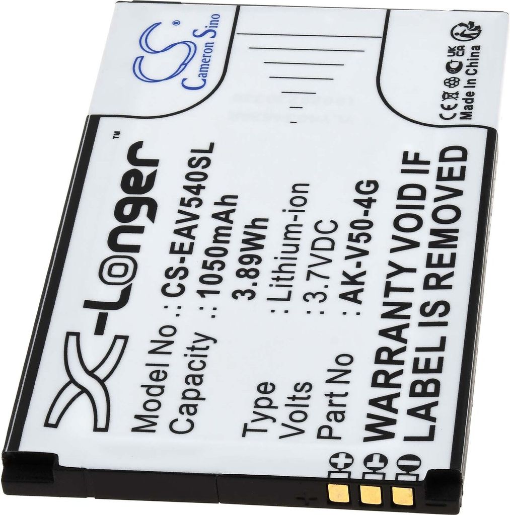Akku passend für Seniorenhandy Emporia Acitve V50 4G / Typ AK-V50-4G