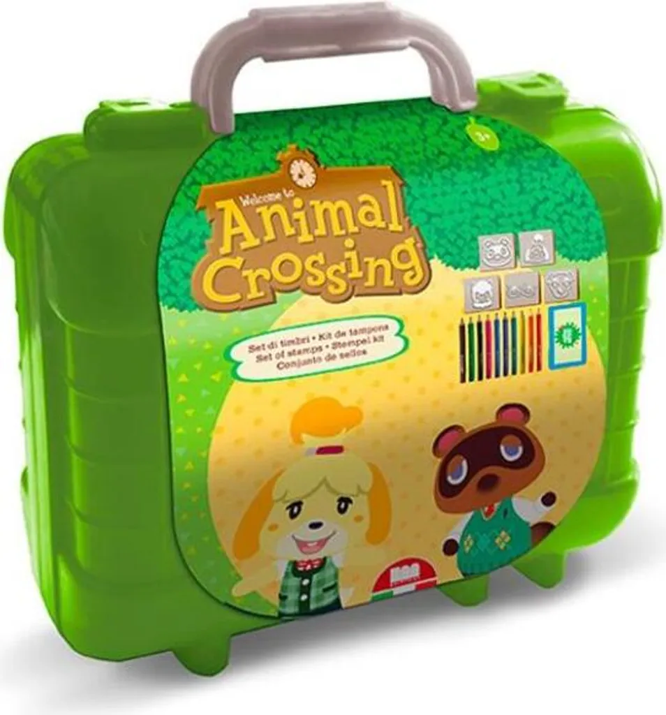Kit Timbri Animal Crossing Multiprint - Idea Regalo Bambini Creativi