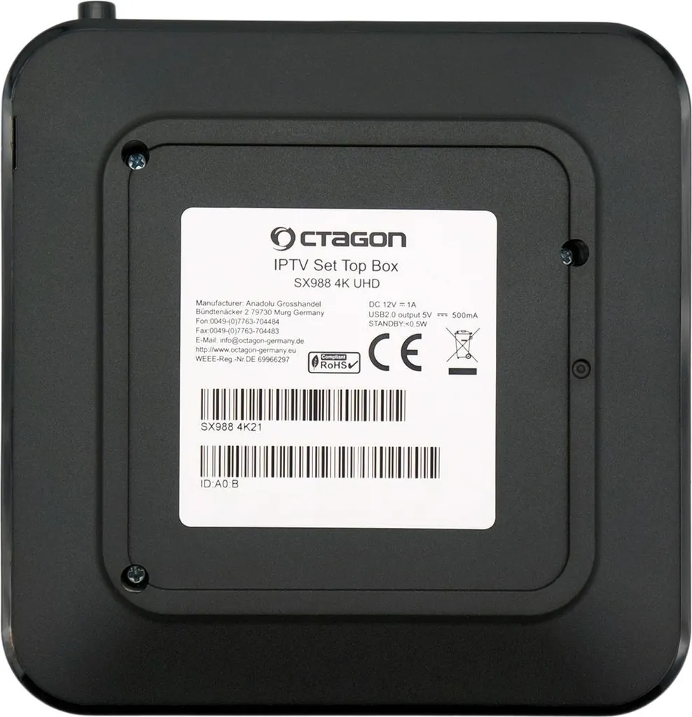 Boîtier Streaming 4K Octagon SX988 Linux Enigma2 pour IPTV et VOD - 10