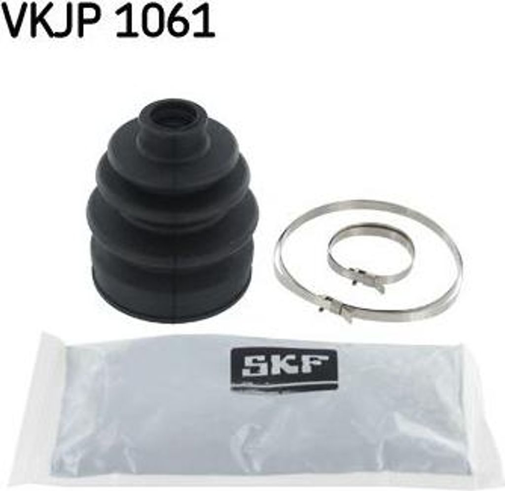 SKF VKJP 1061 Manschettensatz, Antriebswelle OE 96273573 kompatibel mit Accent, Atos, Pride, Demio