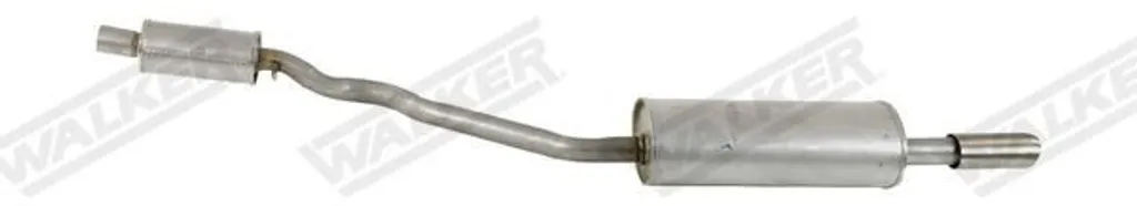 Silencieux arrière Walker 02694 en acier robuste pour moteur Porsche