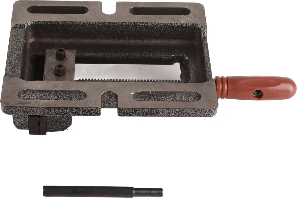 Étau 100 mm noir anti-glissement pour perceuse établi et colonne