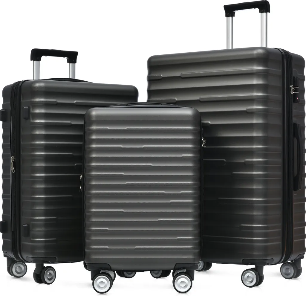 Set de valises rigides Flieks contre les chocs et vols à l'aéroport