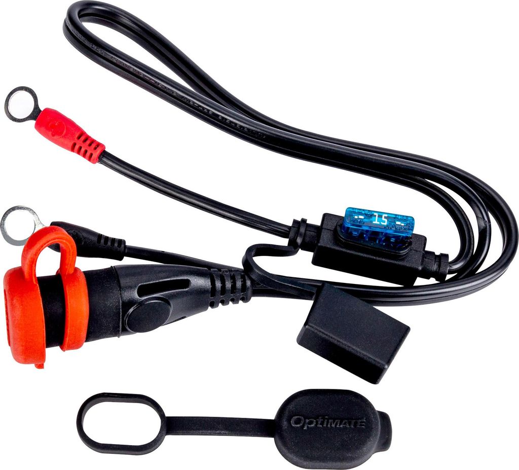 Tecmate Zubehör Oesenkabel Optitimate mit Kappe 15a
