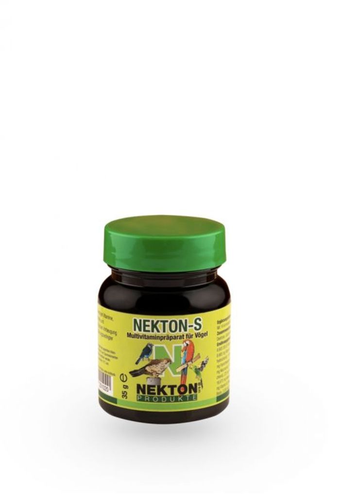NEKTON-S | Multivitaminpräparat für Vögel | Vitamine, Aminosäuren, Mineralstoffe und Spurenelemente | Germany (35g)