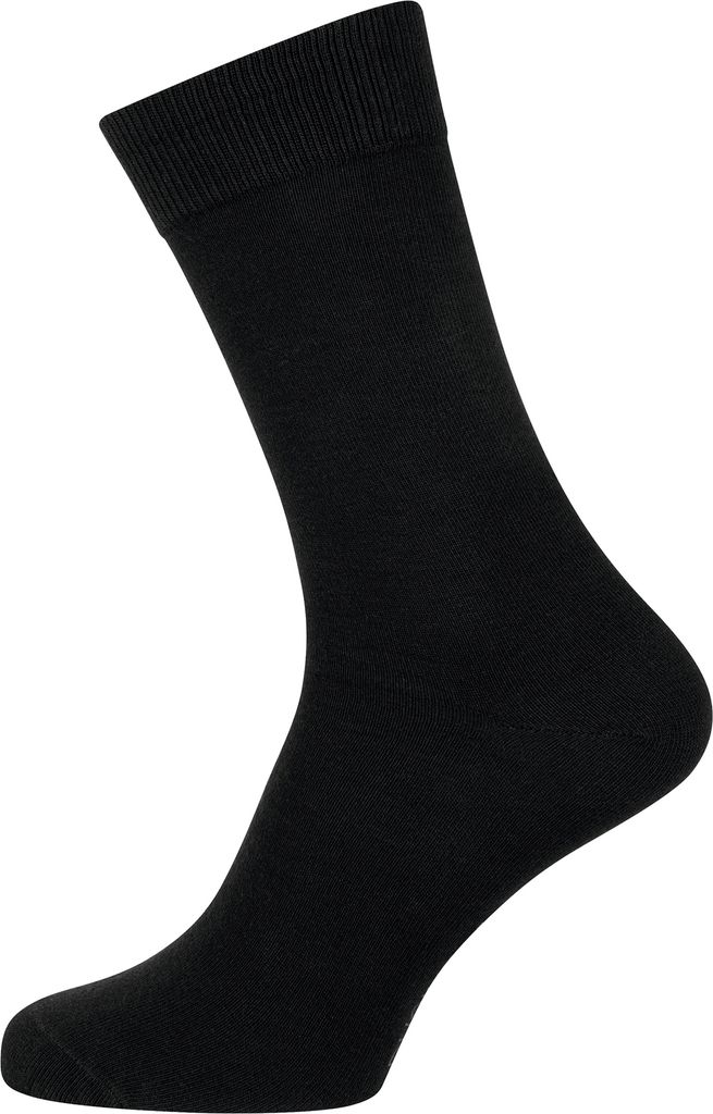 NUR DER Socken  uni mehr-pack Baumwolle Business schwarz Produktbild 2