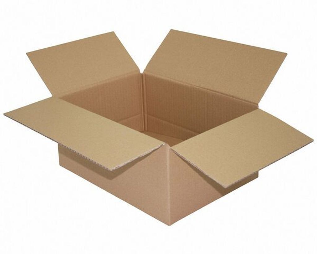 2x Faltkarton  350x250x(100)-150mm mit variabler Höhe Produktbild 