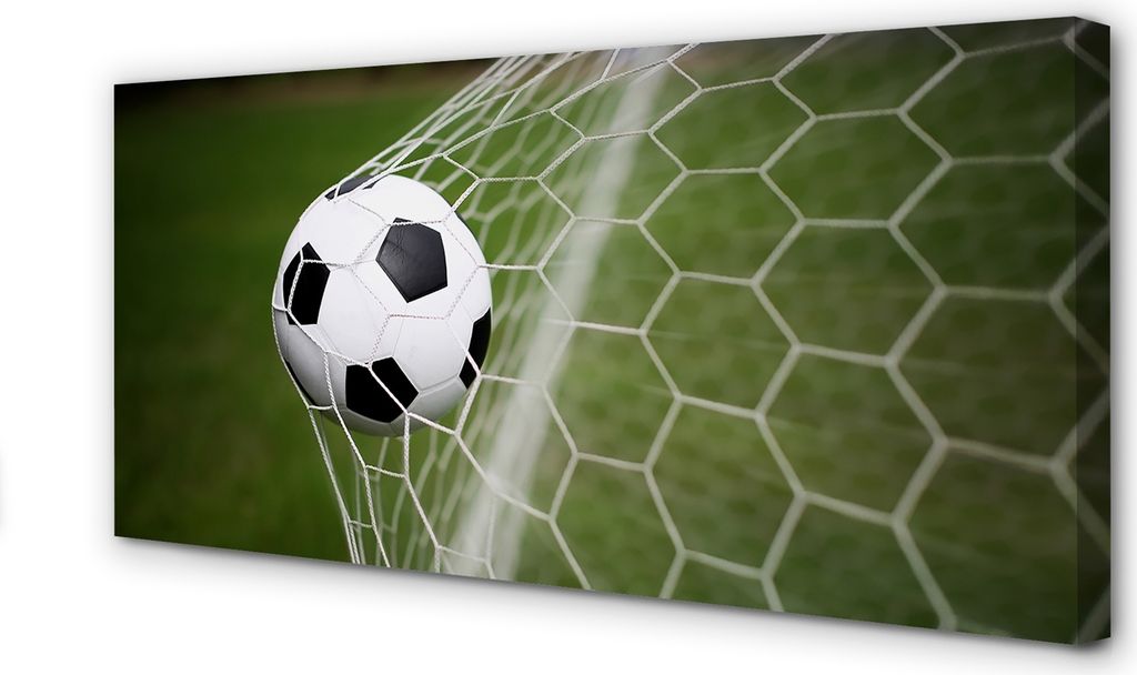 Leinwandbild 120x60 Wandkunst Fußball