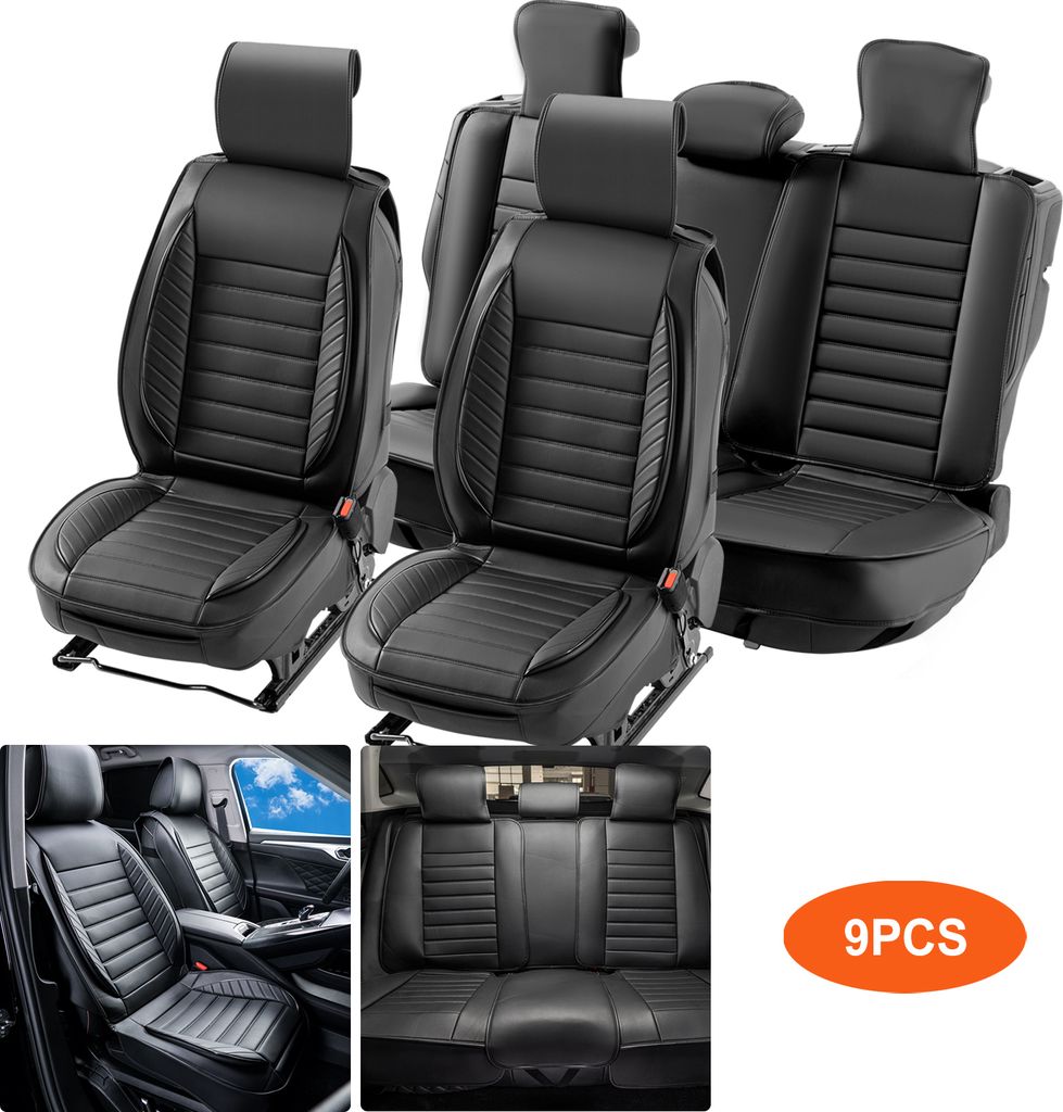 Coprisedili Auto Universali Copri Sedili Anteriori Posteriore Poggiatesta 4806 TrAdE Shop Traesio - Foto 4