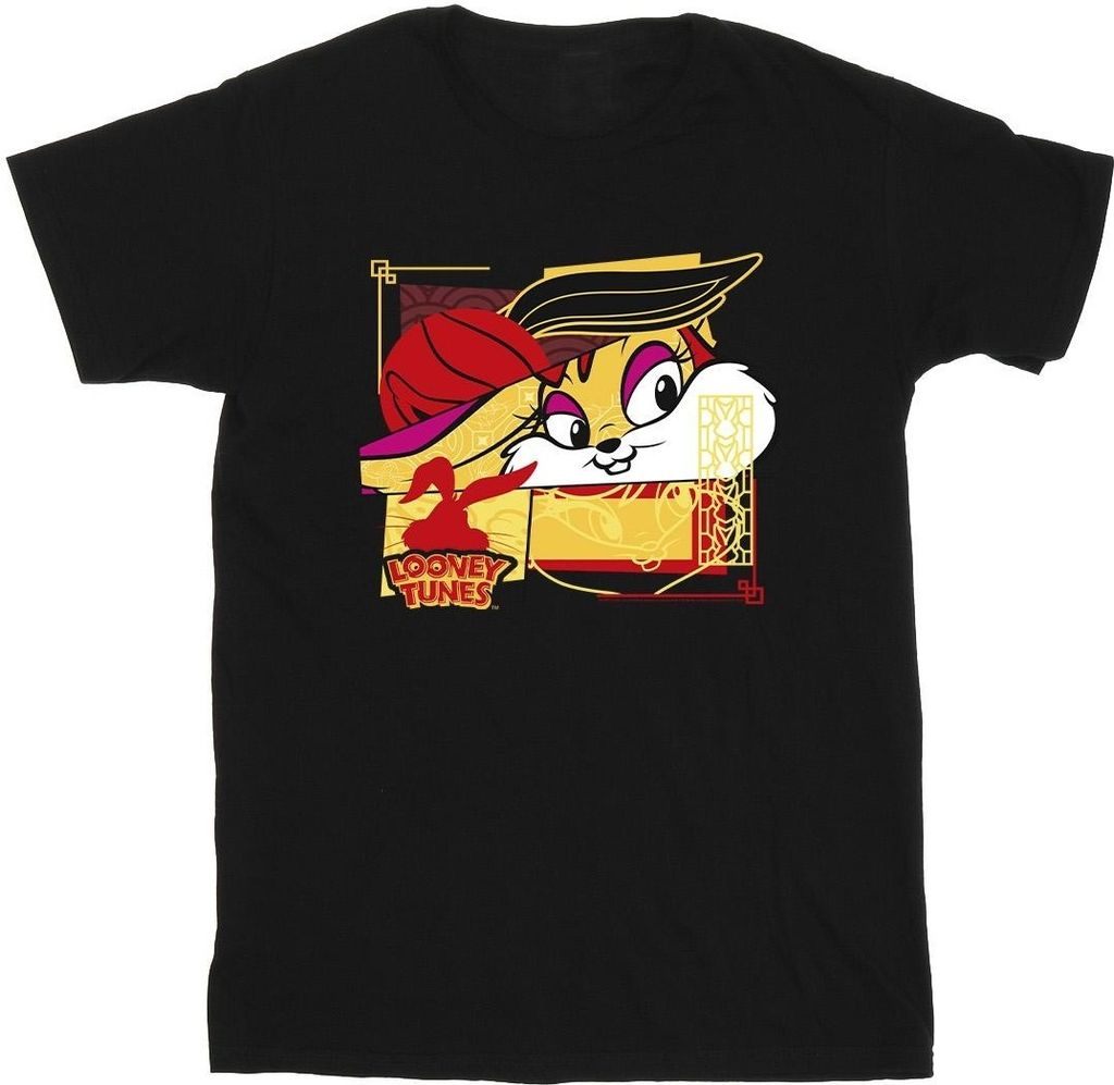 Looney Tunes - "Rabbit New Year" T-Shirt für Herren BI35629 (3XL) (Schwarz)