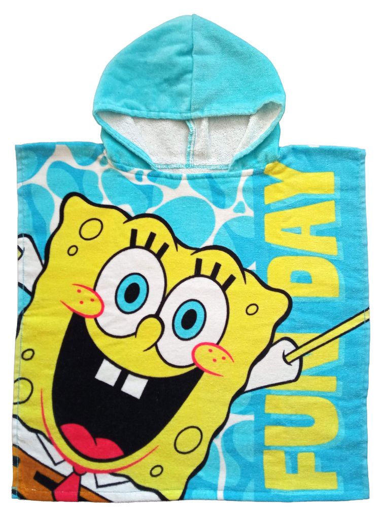 Spongebob Schwammkopf - Badeponcho für Jungen FUN DAY Produktbild 