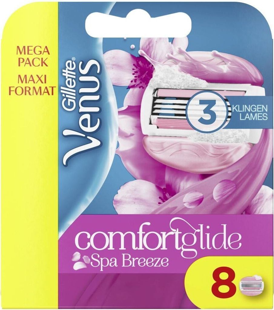 Venus, ComfortGlide Spa Breeze, Ersatzklingen, 8 Stück