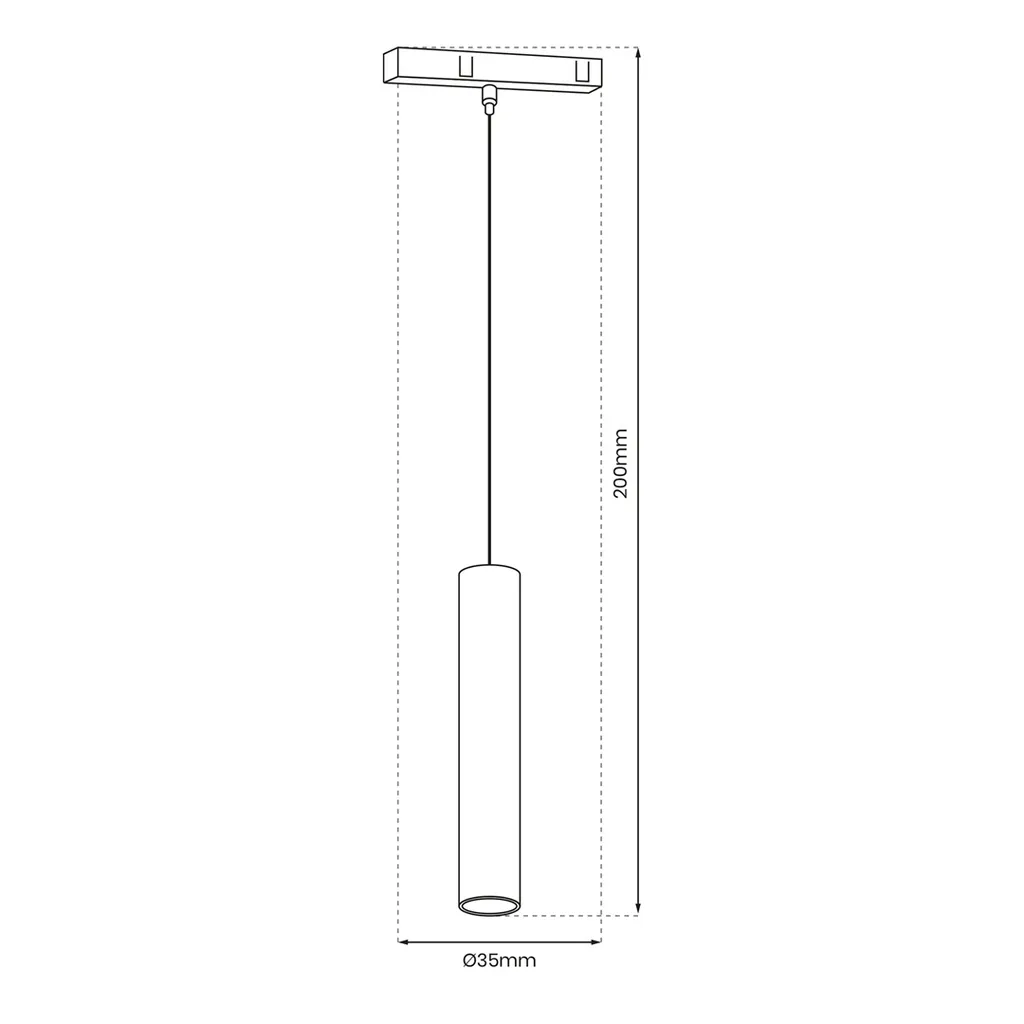 Éclairage de bureau sur rail magnétique 48V LED noir Milagro ML6629