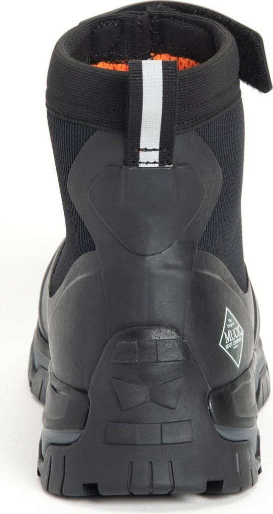 Muck Boots Apex Mid Zip Rubber Black/Dark Shadow Wellington Boots