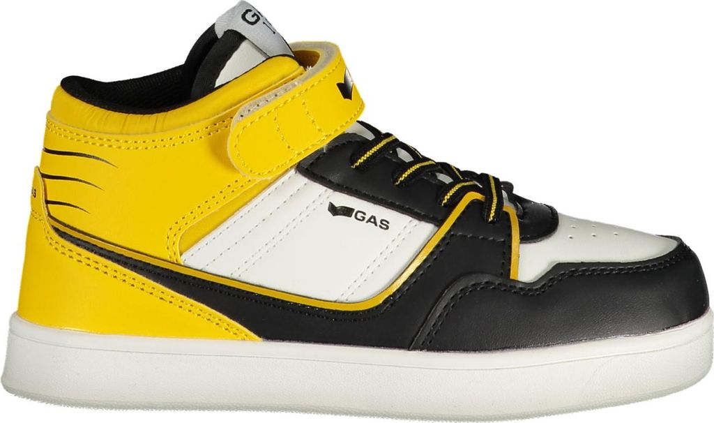Trendiger Gelber Kindersportschuh mit Klettverschluss für maximalen Komfort