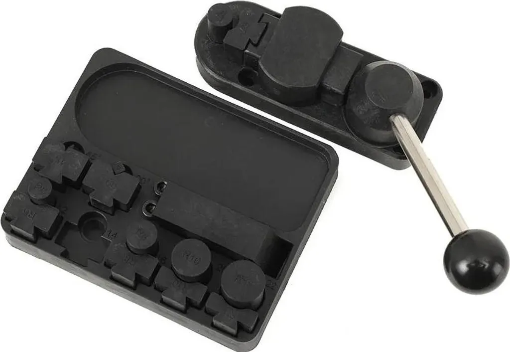 Kit gabarit pliage fil métallique avec broches réglables en plastique
