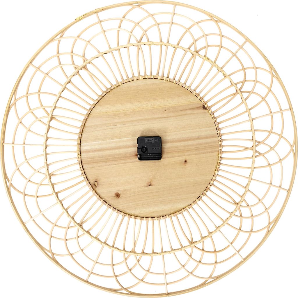 Uhr aus Rattan 70cm M2 - Home Deco Factory Produktbild 