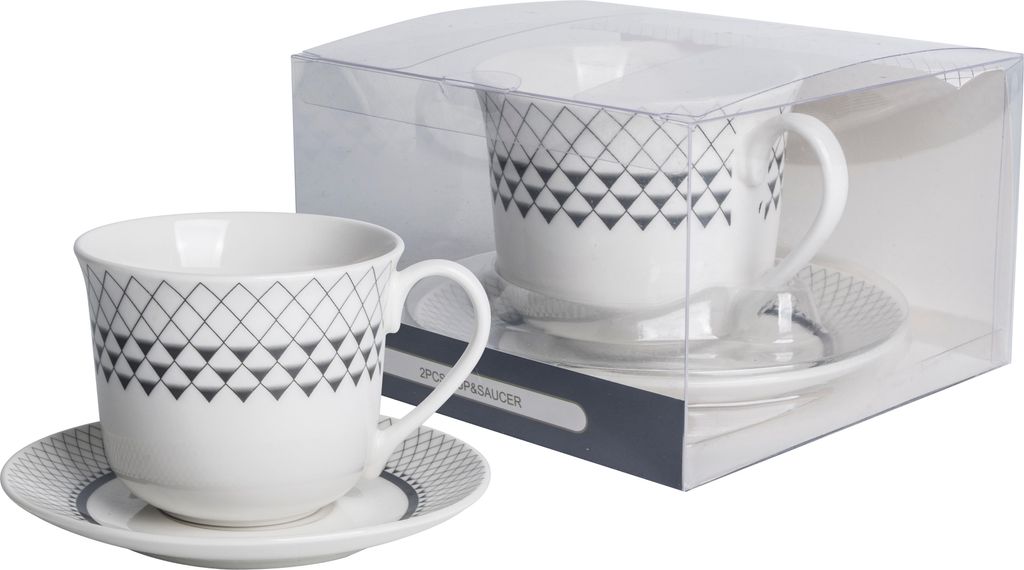 Livello Jumbo Kaffeetassen-Set Mit Untertasse 400 Ml / 15,5 Cm