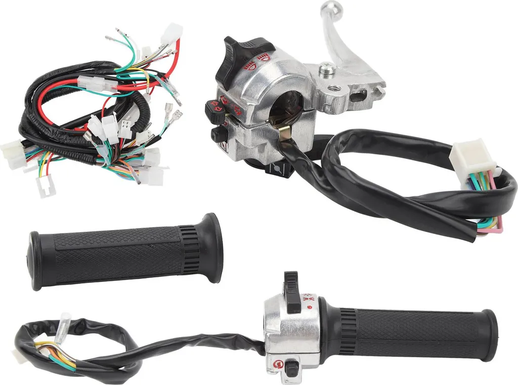 Faisceau électrique Monkey Z50 4 pièces avec commodo robuste 22mm