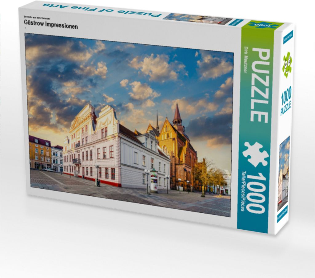 CALVENDO Puzzle Ein Motiv aus dem Kalender Güstrow Impressionen | 1000 Teile Lege-Größe 64x48cm Foto-Puzzle für glückliche Stunden
