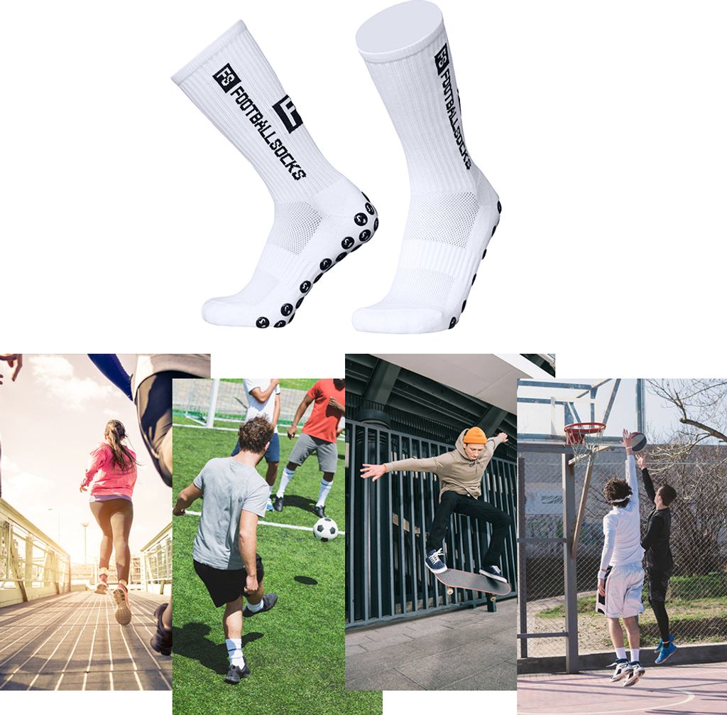 Futbalové ponožky 6 Pár Pack športové ponožky Non-Slip Obrázok produktu 6