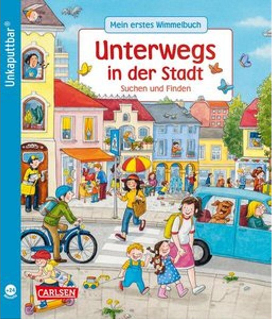 Unkaputtbar: Mein erstes Wimmelbuch: Unterwegs in der Stadt Produktbild 