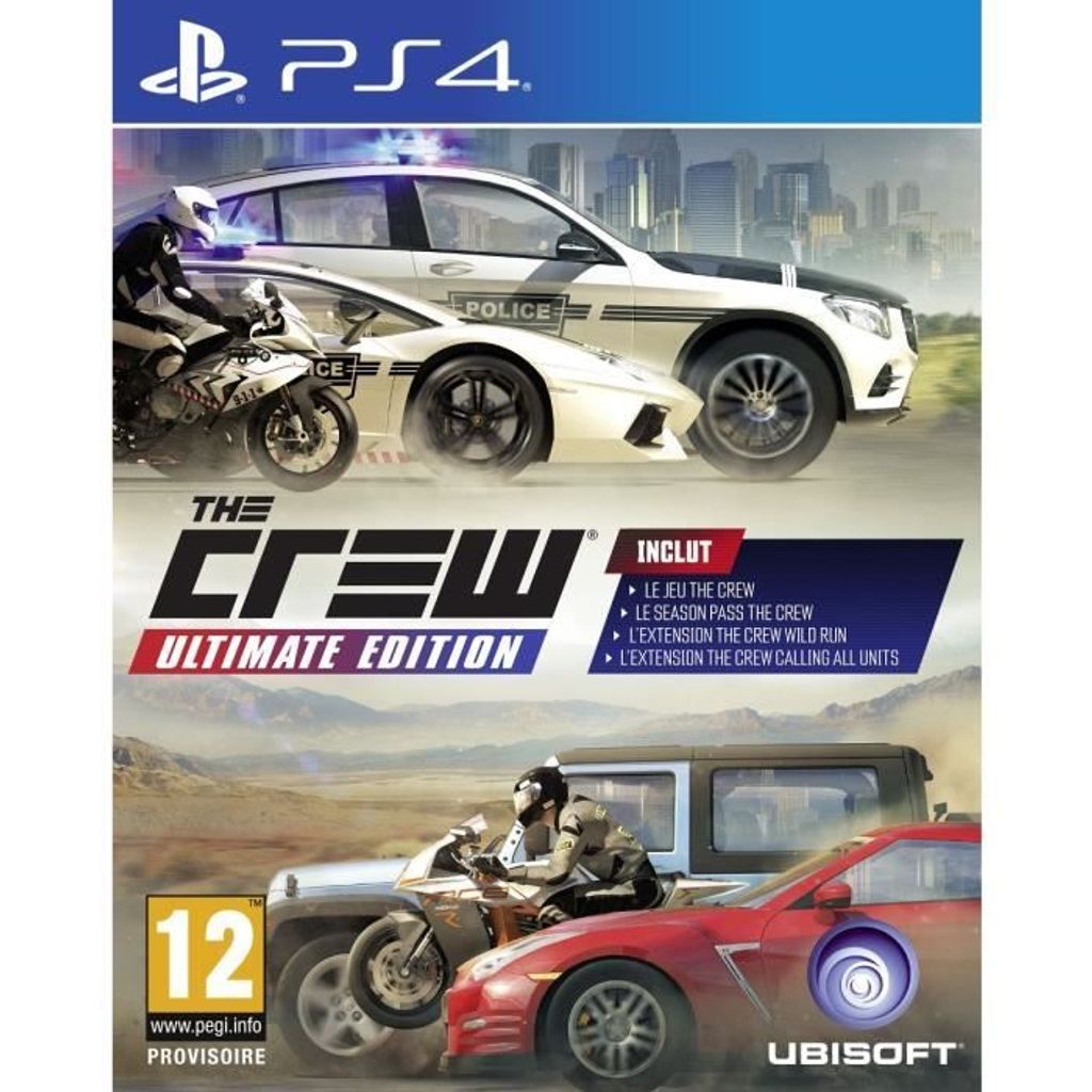Ubisoft The Crew - Ultimate Edition, PlayStation 4, T (Jugendliche), Physische Medien