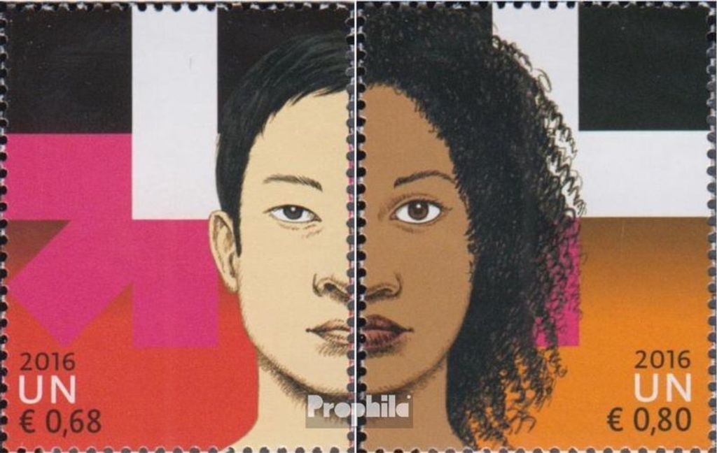 Briefmarken UNO - Wien 2016 Mi 903-904 (kompl.Ausg.) postfrisch Geschlechtergleichstellung