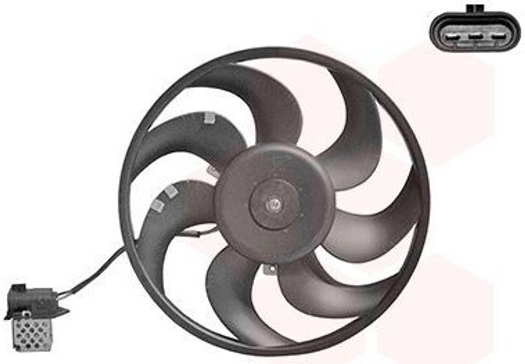 VAN WEZEL 3745746 - OE 13147279 Kühlerlüfter für Astra H, Astra (A04), Zafira B