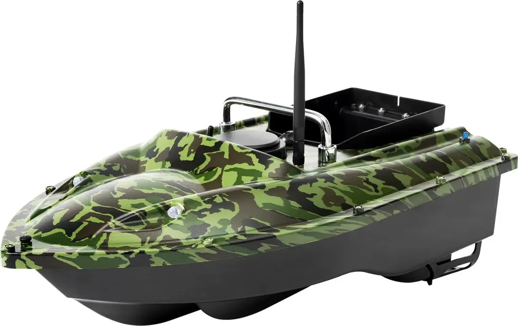 Bateau d'amorçage RC 1.5kg - Portée 500m et batterie 5200mAh - Vert