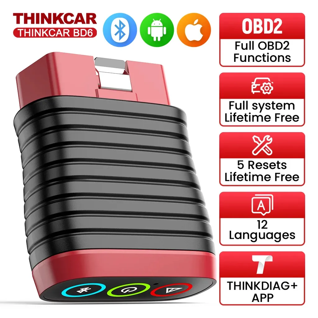 THINKCAR BD6 valise diagnostic Bluetooth avec réinitialisations huile - 2