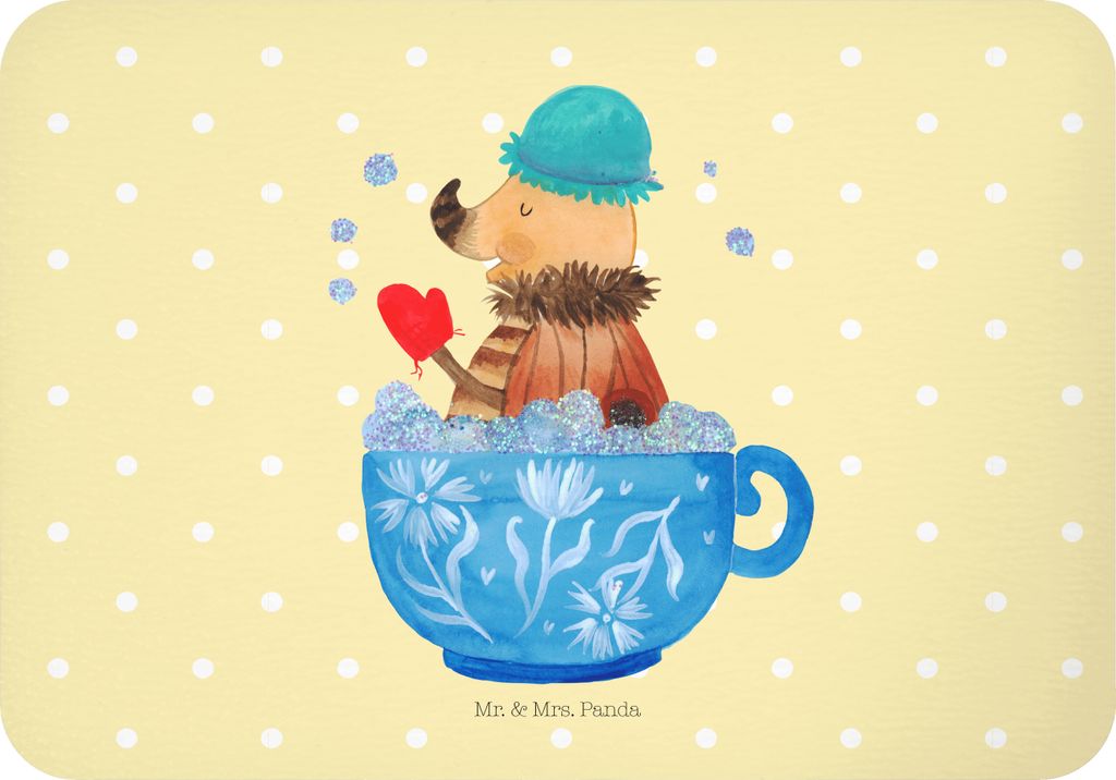 Mr. & Mrs. Panda magnet Nachtfalter Schaumbad - Gelb Pastell - Geschenk, Baden, Bad, whiteboardmagnet, haftmagnet, Notizhalter, WC, Kühlschrankmag...