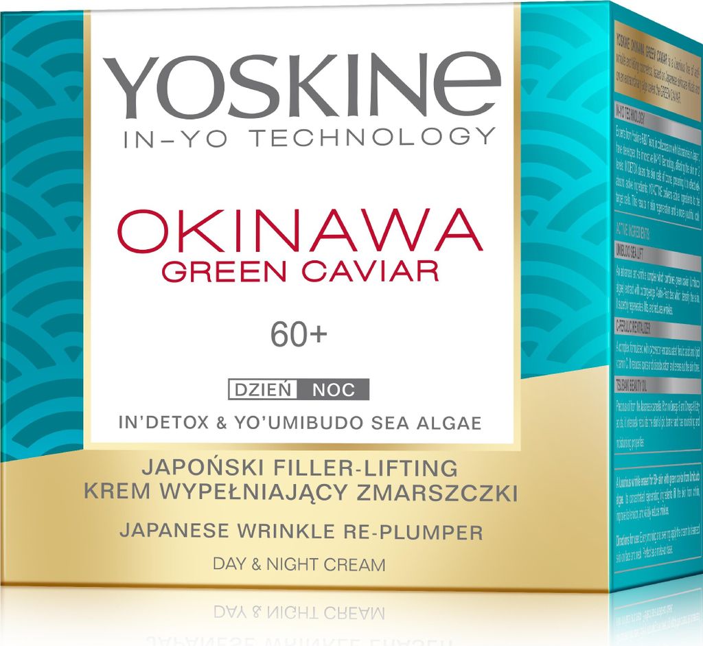 YOSKINE Okinawa Grüner Kaviar 60+ Faltenauffüllende Tages- & Nachtcreme 50ml