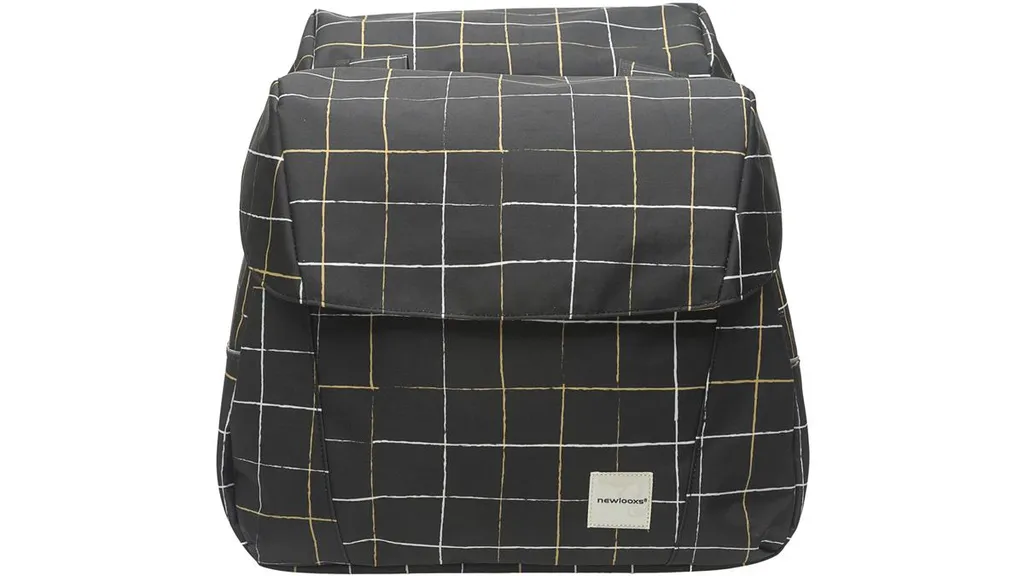 New Looxs Joli Double Check Sac à Dos Double pour Vélo 37L Noir