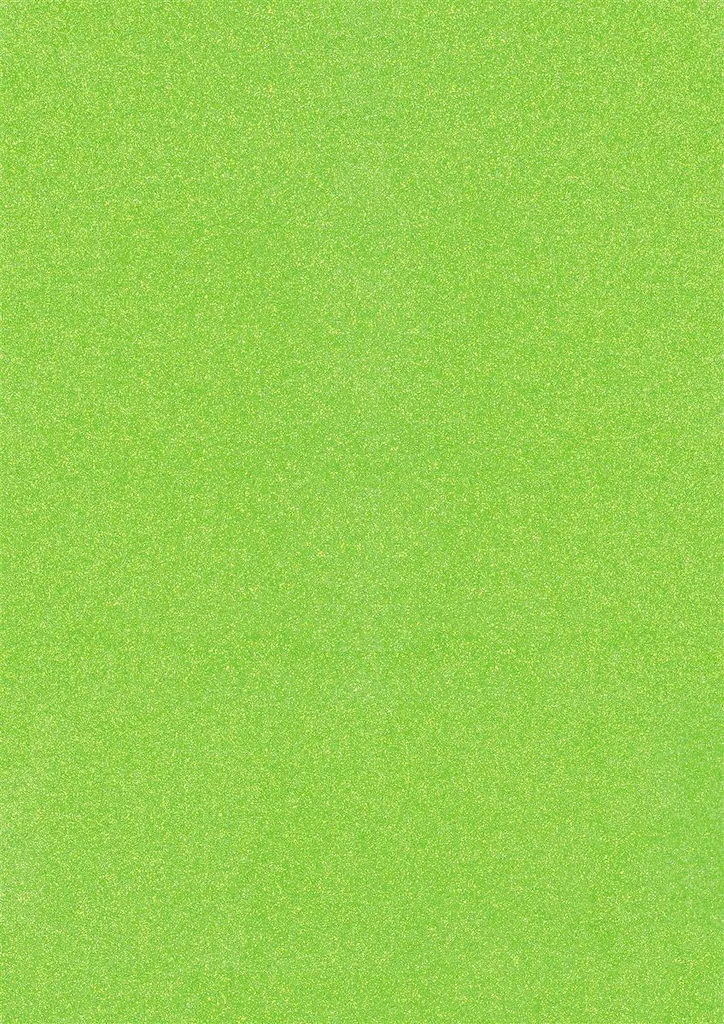 Carton scintillant A4 vert fluo ultra brillant pour décors de fêtes