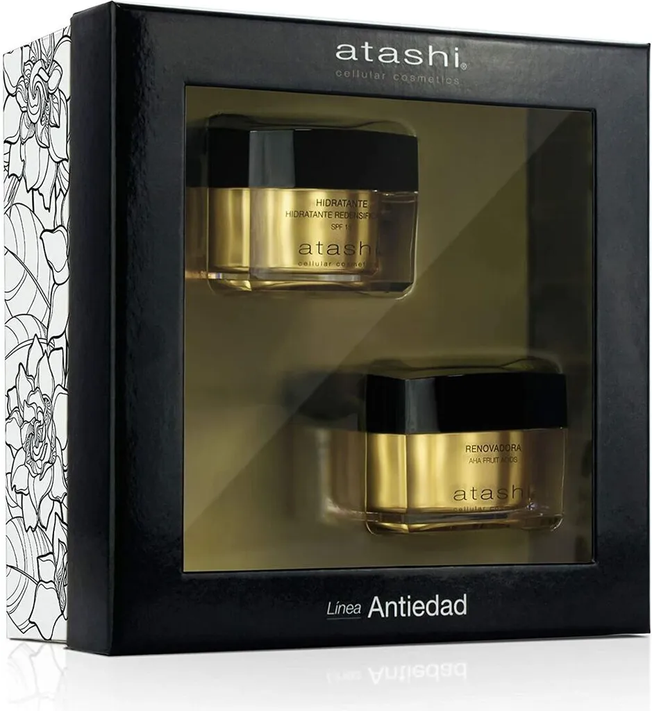 Kit de Soins Visage Anti-Âge ATASHI Routine Cellulaire Haute Qualité